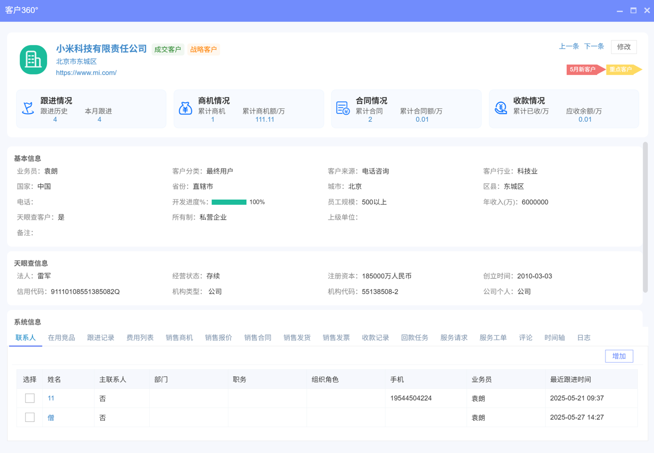 圖片來自于八駿CRM客戶360°