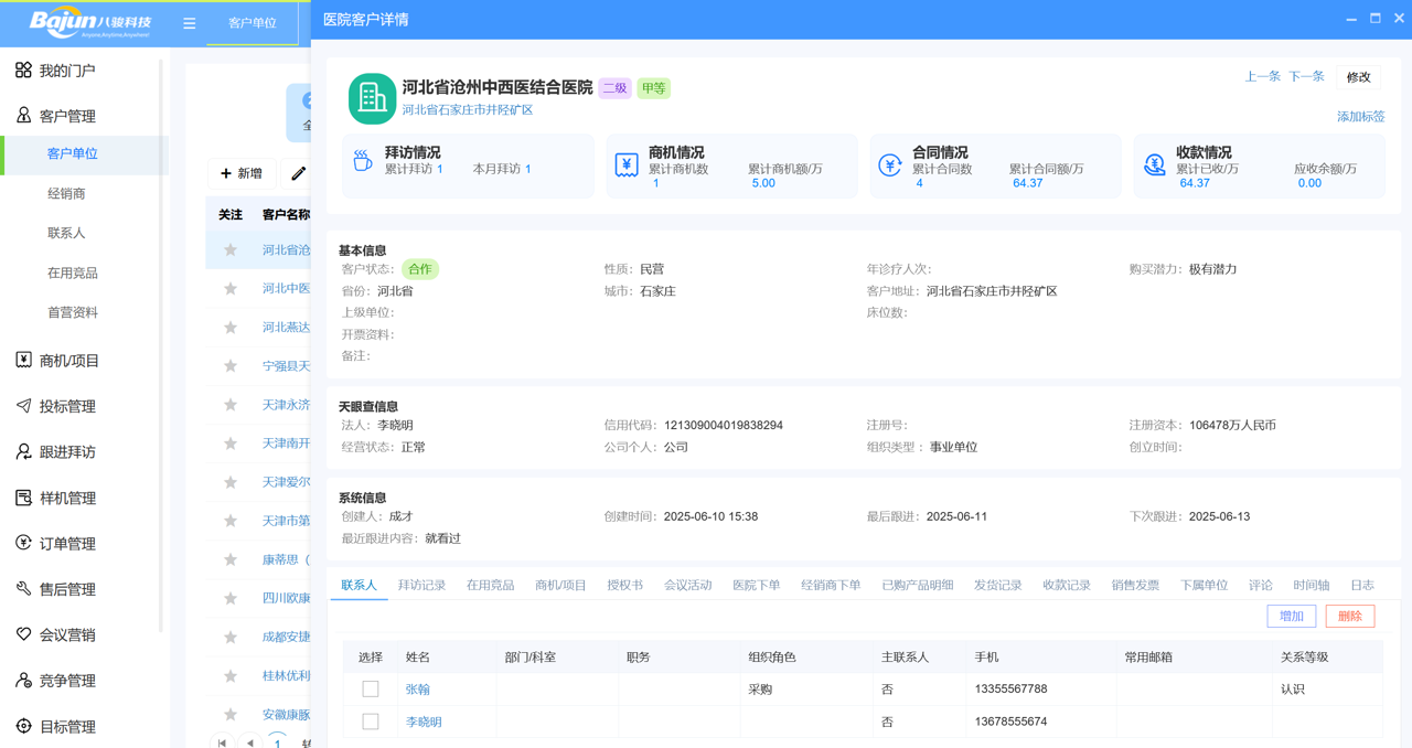 八駿醫療云